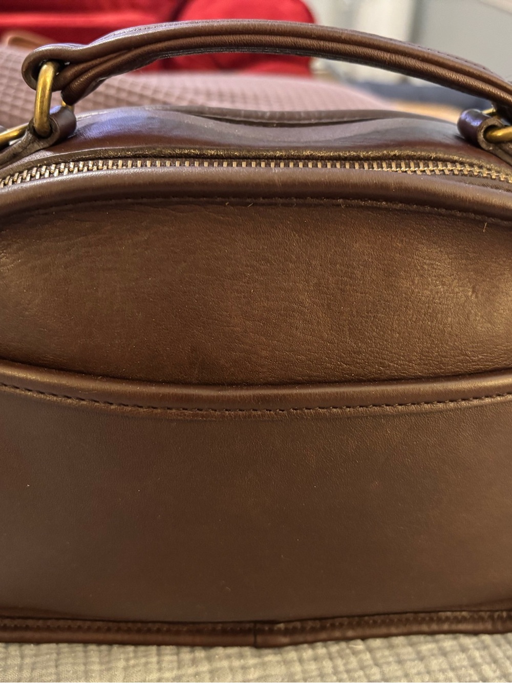 Coach Lunchbox Bag Mahoghany